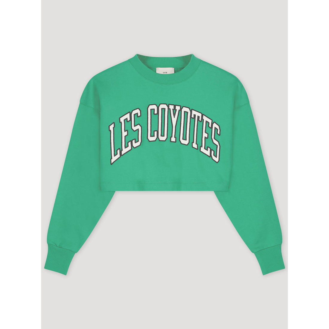 Les Coyotes De Paris Jade Large Logo Cropped Sweatshirt
