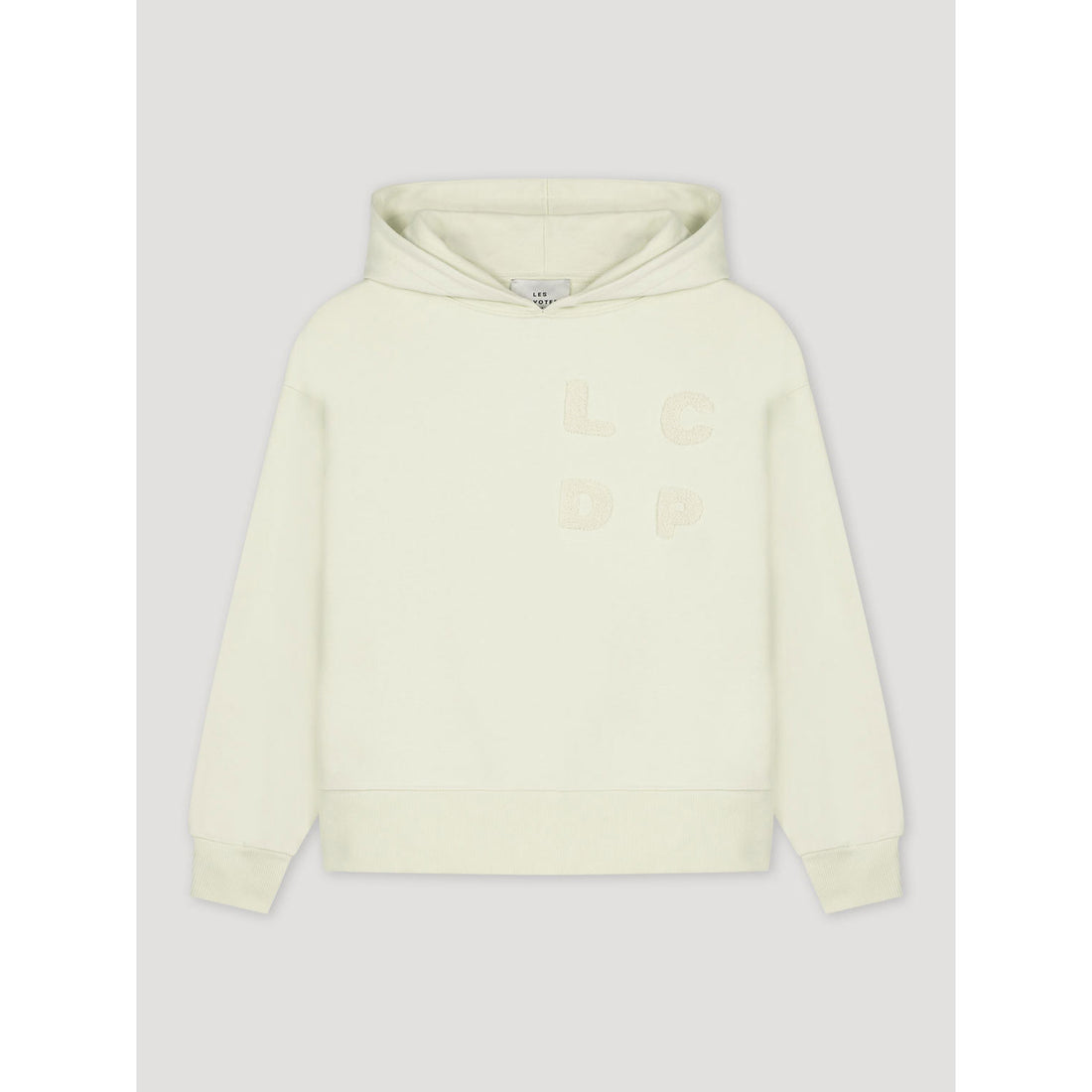 Les Coyotes De Paris Lime Green Towelling Logo Hoodie