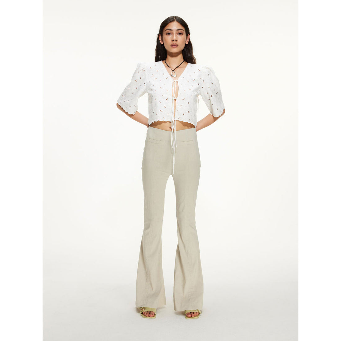 Les Coyotes De Paris Off White Marie Blouse