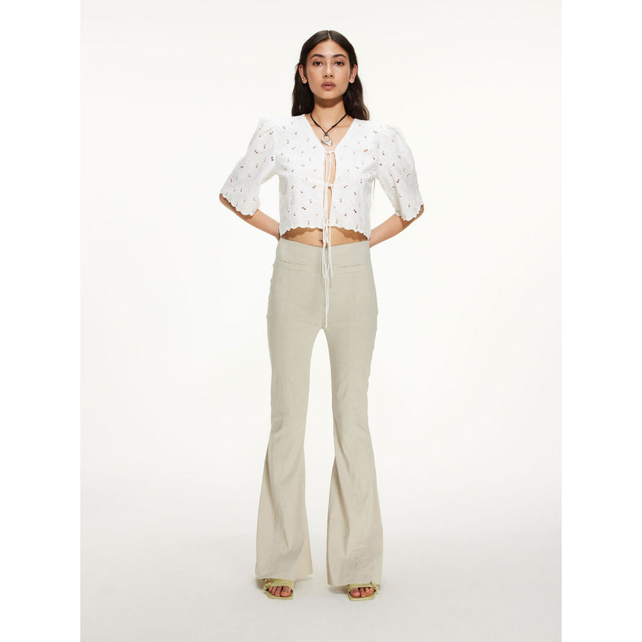 Les Coyotes De Paris Off White Marie Blouse