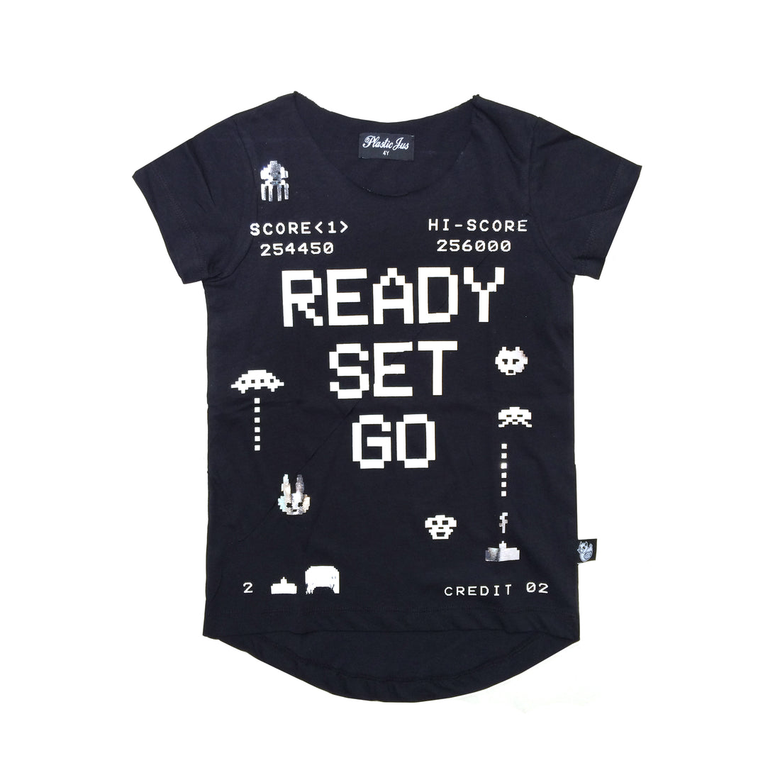 Plastic Jus Black Ready Set Cut Shirt