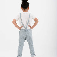 Sproet and Sprout Denim Stripe Suspender Pants