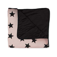 NUNUNU Powder Pink Star Blanket