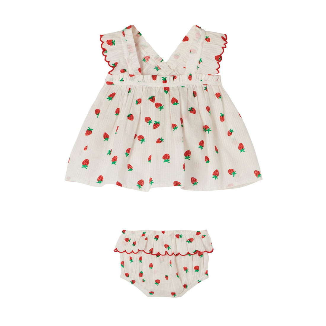 Stella McCartney Strawberry Jacquard Baby Set