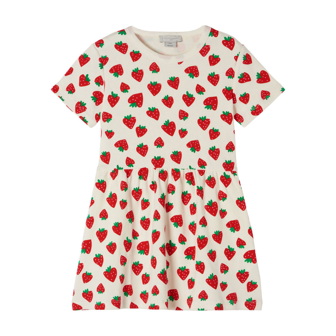 Stella McCartney Strawberry Rib Jersey Dress
