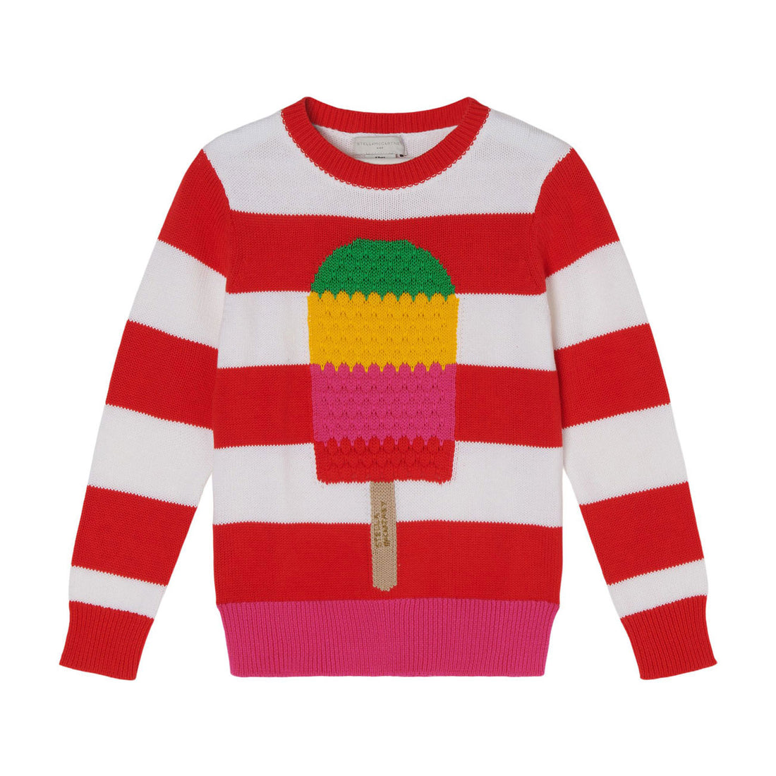Stella McCartney Striped Ice Lolly Intarsia Sweater