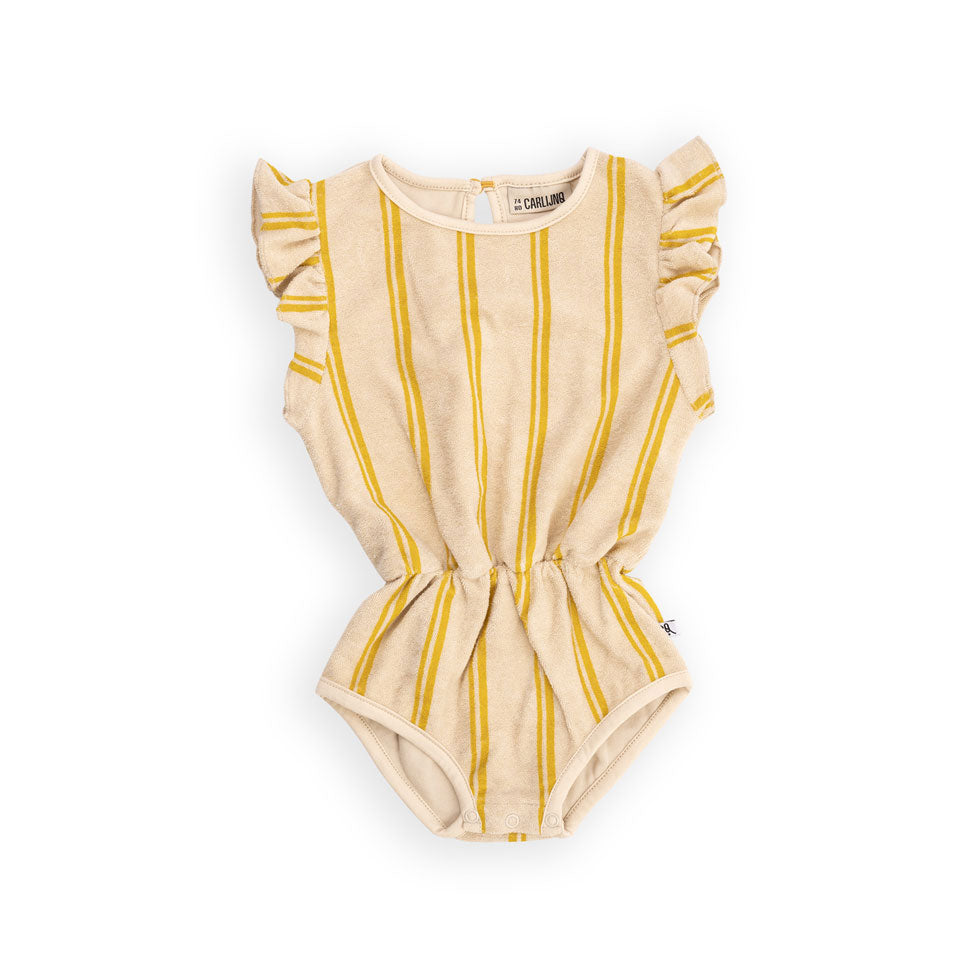Carlijnq Stripes Yellow - Playsuit