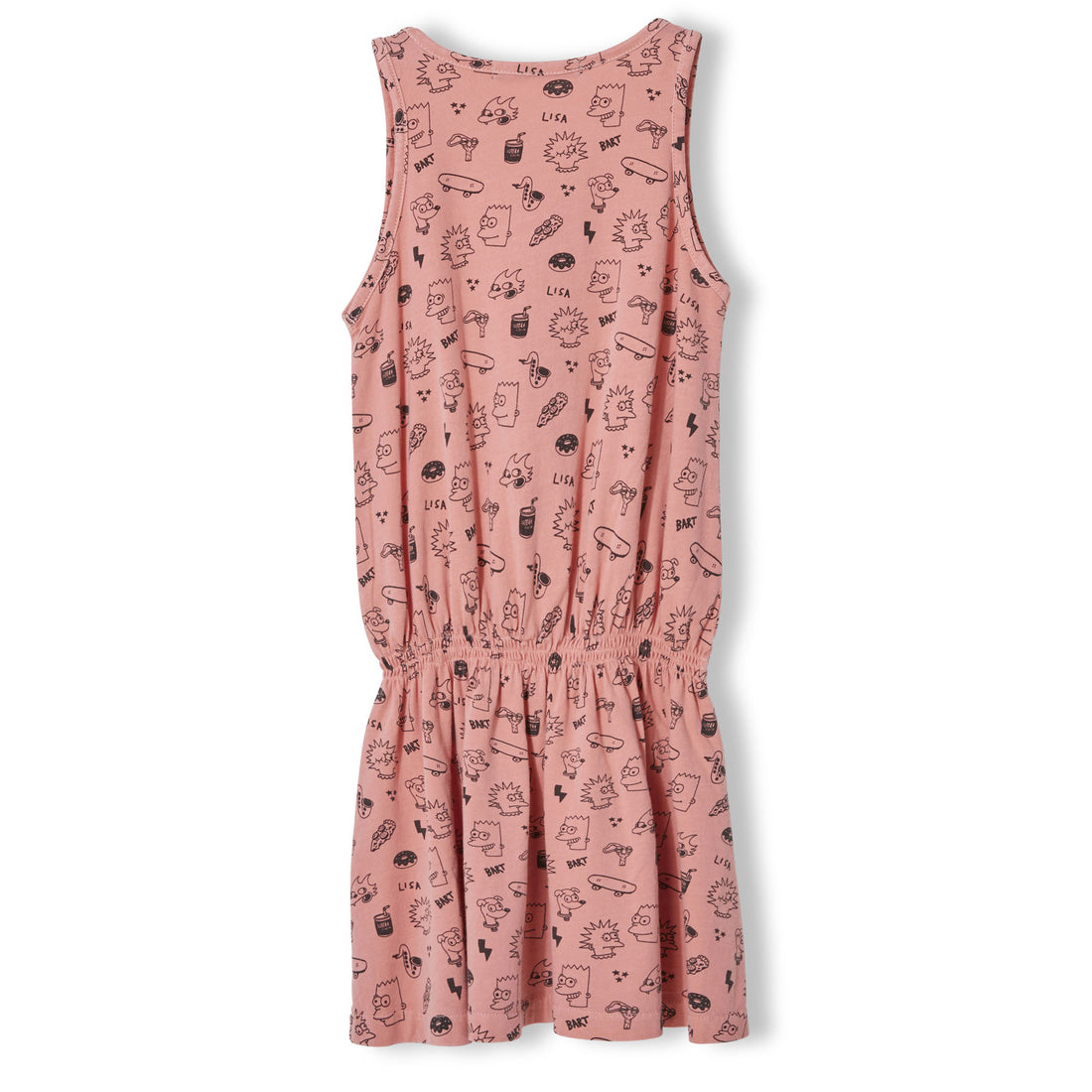 Finger in the Nose Milky Pink Simpsons Summer Dress