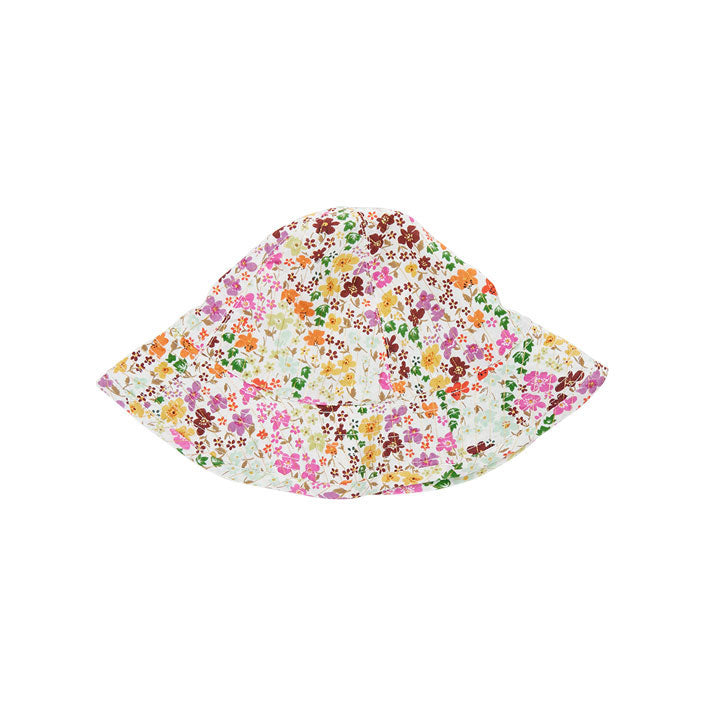 Pink Chicken Baby Sun Hat - Multi Ditsy Floral