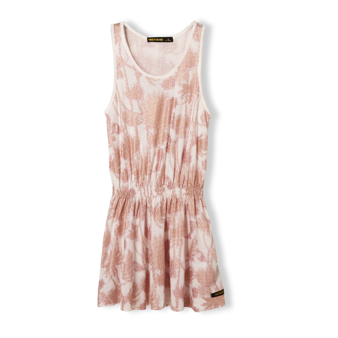 Finger in the Nose Ecru Palm Trees Summer Dress