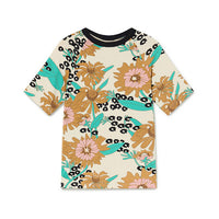 Little Creative Factory Flower Print Hawaii Sun Protector T-Shirt