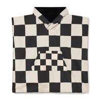 Little Creative Factory Cream & Black Hawaii Terry Poncho