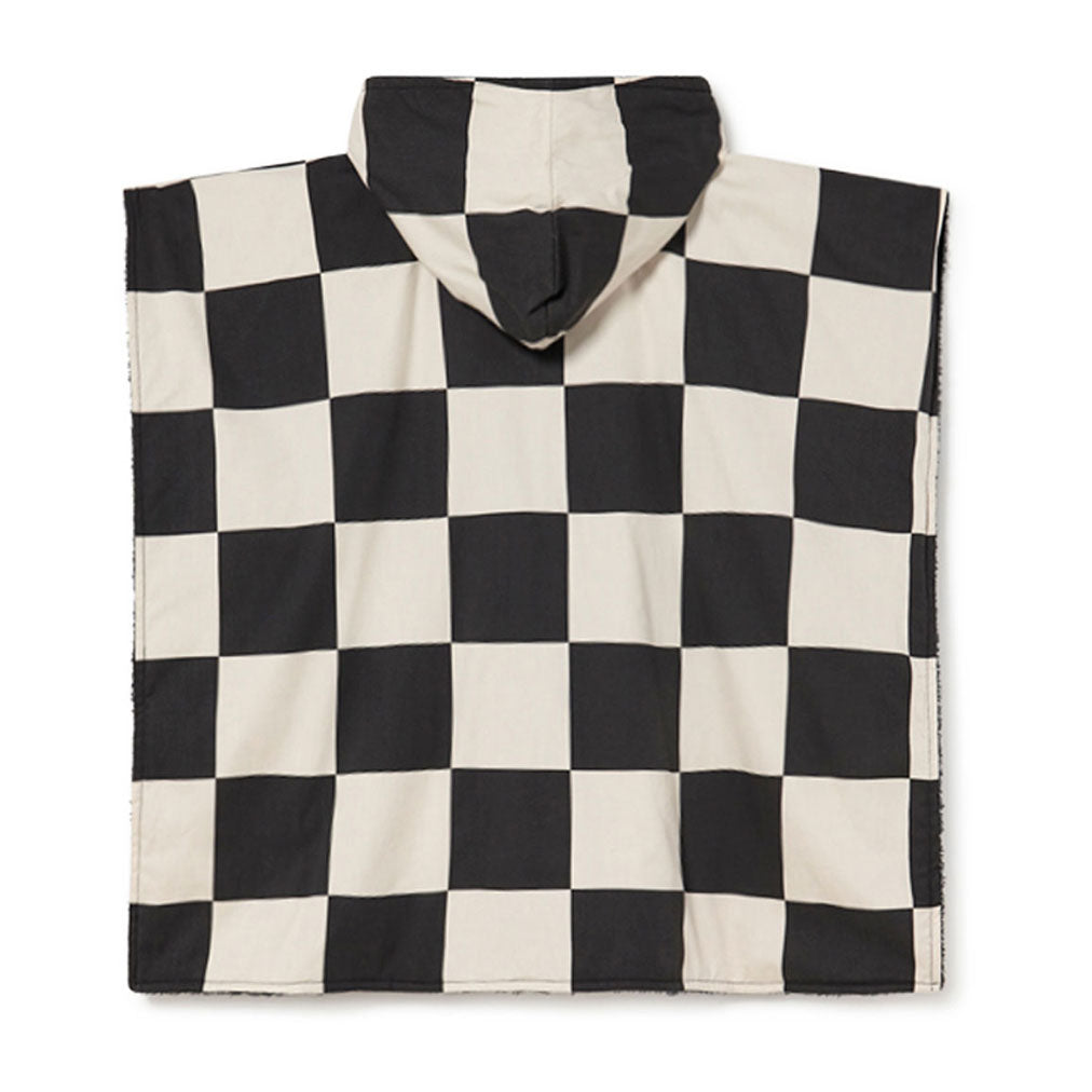 Little Creative Factory Cream & Black Hawaii Terry Poncho