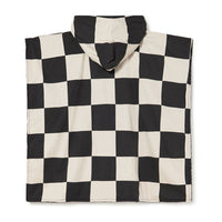 Little Creative Factory Cream & Black Hawaii Terry Poncho