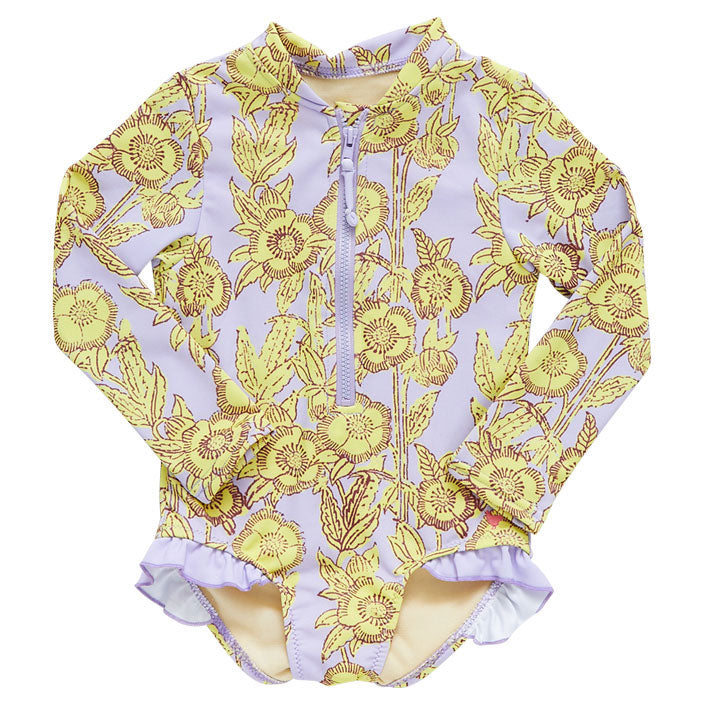 Pink Chicken Arden Suit - Lavender Stem Floral
