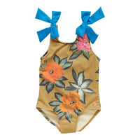 Pink Chicken Shelly Suit - Hawaiian Floral