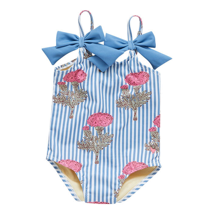 Pink Chicken Lulu Suit - Blush Marigold Stripe