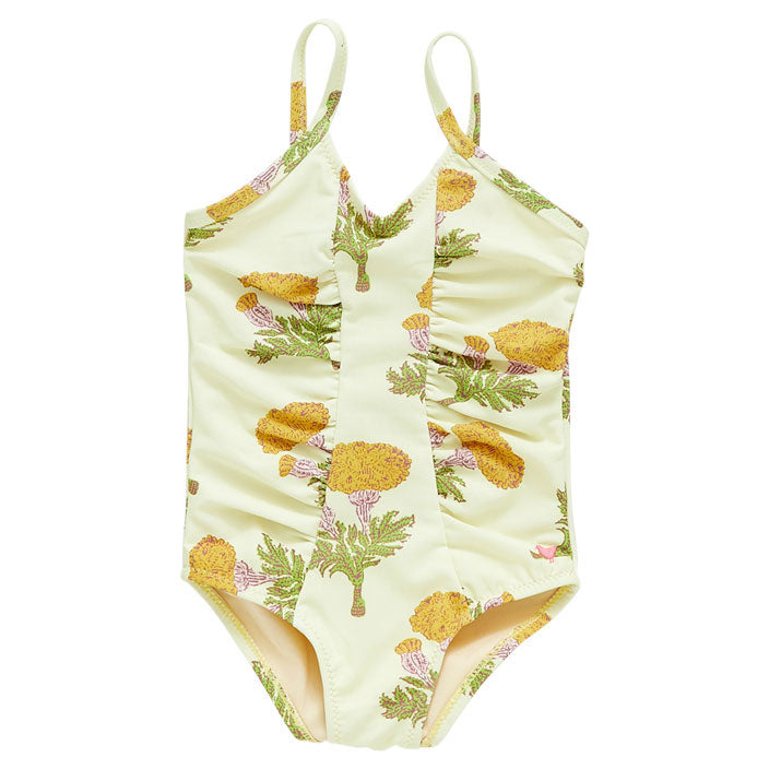 Pink Chicken Effie Suit - Yellow Marigold