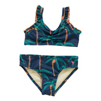 Pink Chicken Claire Bikini - Navy Palm Trees