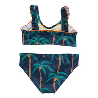 Pink Chicken Claire Bikini - Navy Palm Trees
