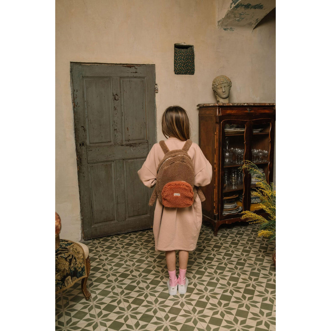 We are Kids Marron Glac� + Rosewood Ella Backpack
