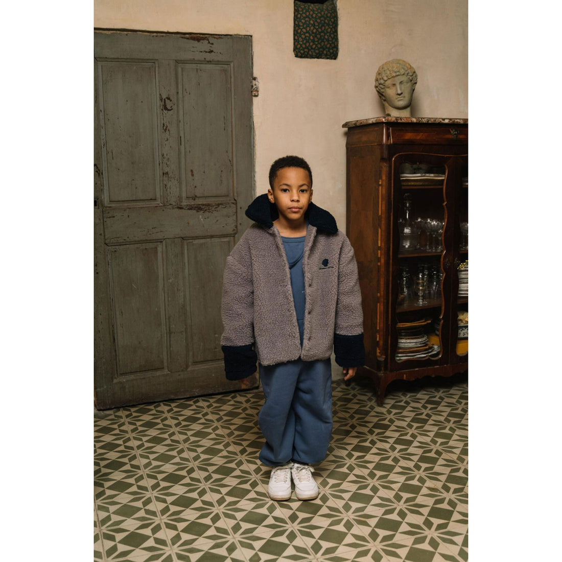 We are Kids Quiet Blue + Logo Sweet Sky Loulou Salopette
