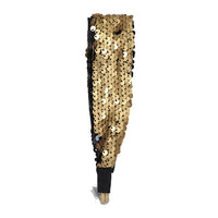 Knot Hairbands Gold Sparkle Band