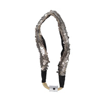 Knot Hairbands Pewter Sparkle Band