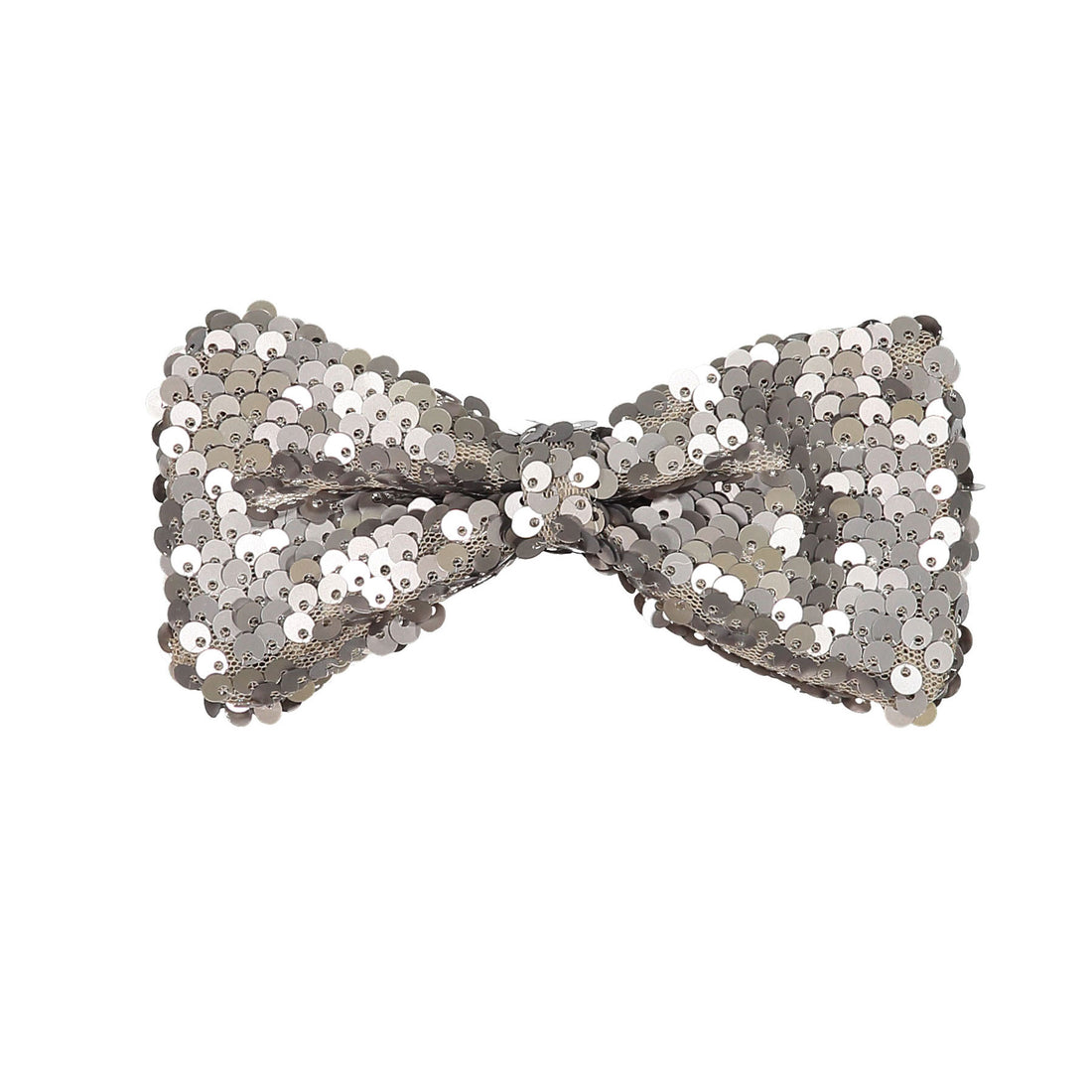 Knot Hairbands Pewter Sparkle Clip