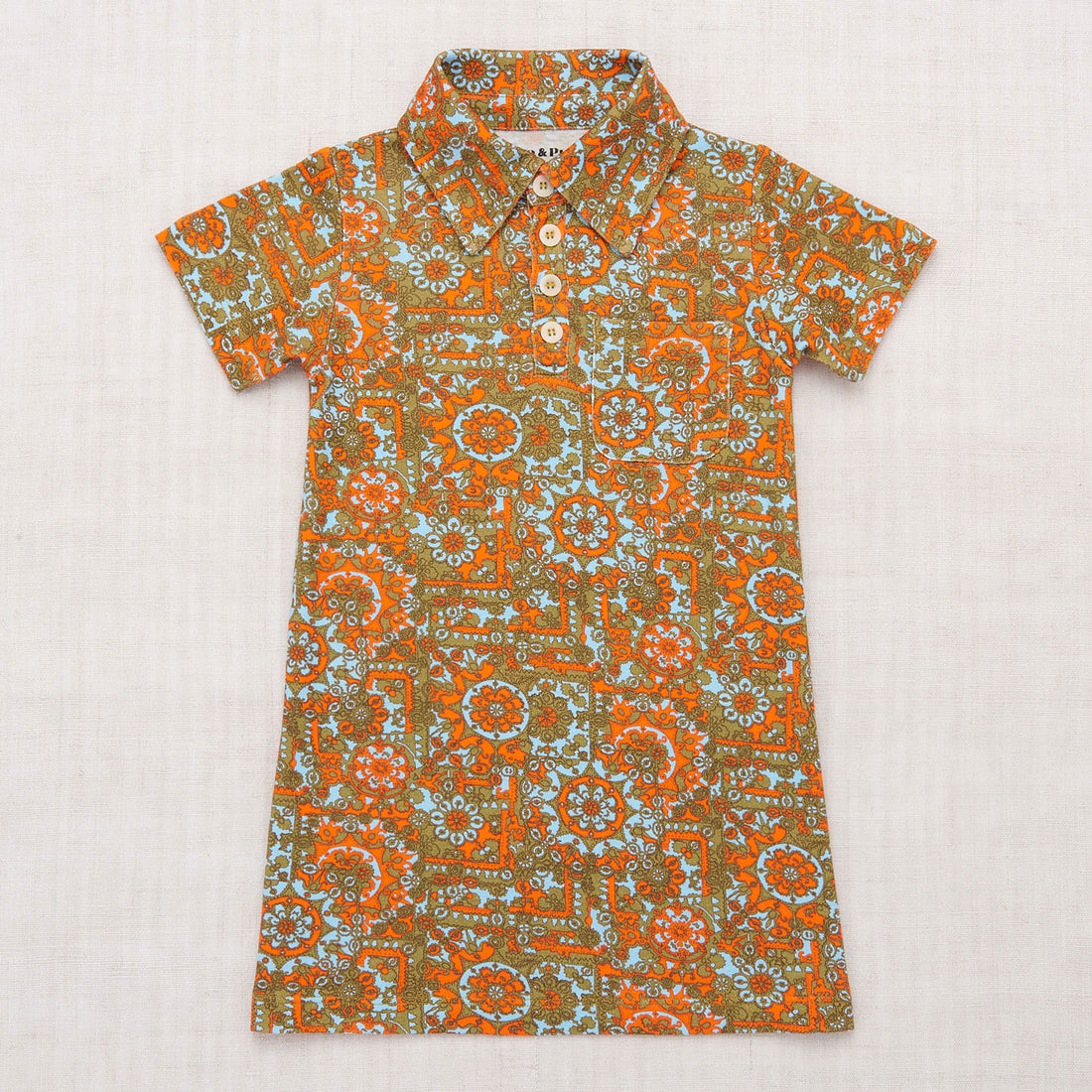 Misha and Puff Tarragon Medallion Sharon Polo Dress