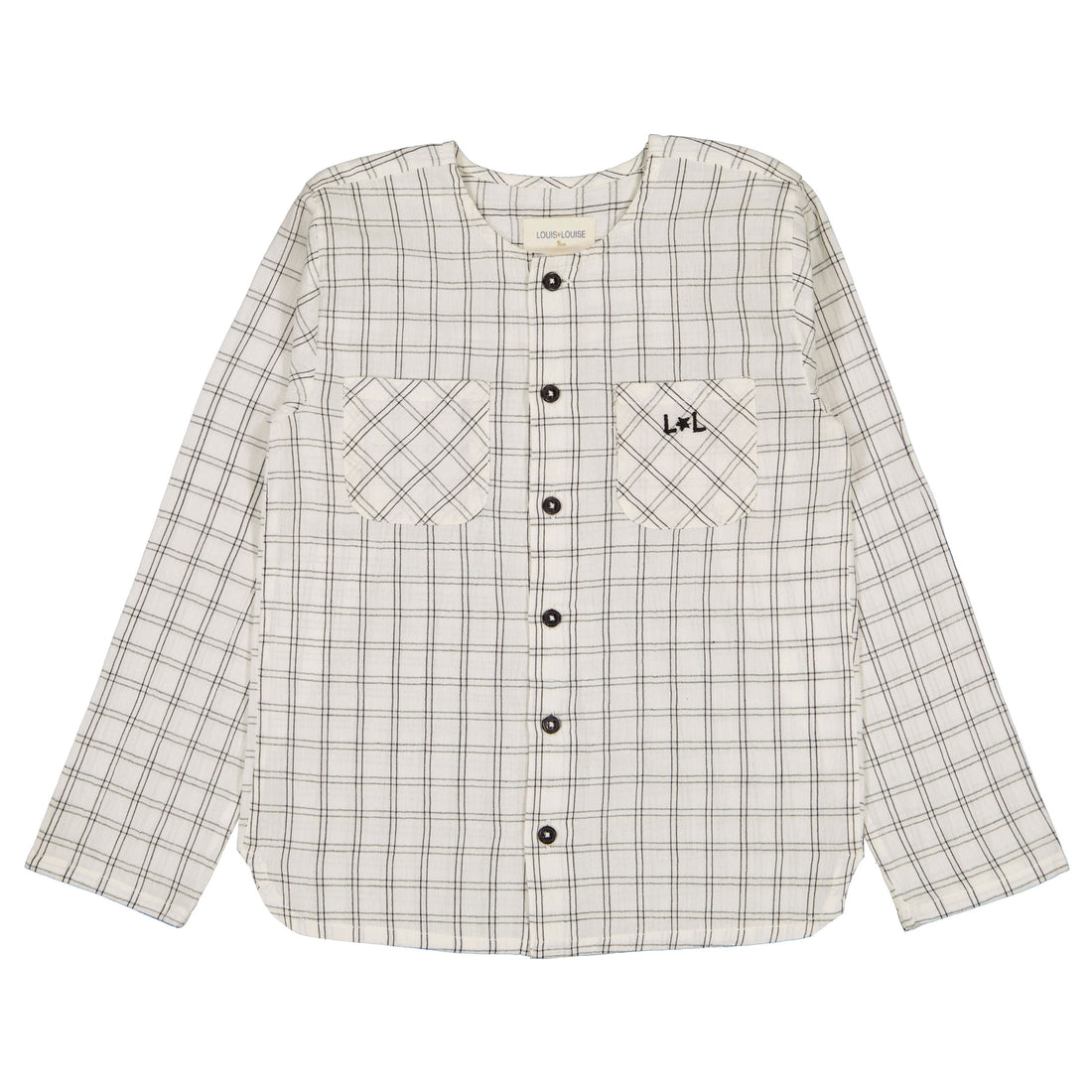 Louis Louise White/Black Check Baptiste Shirt