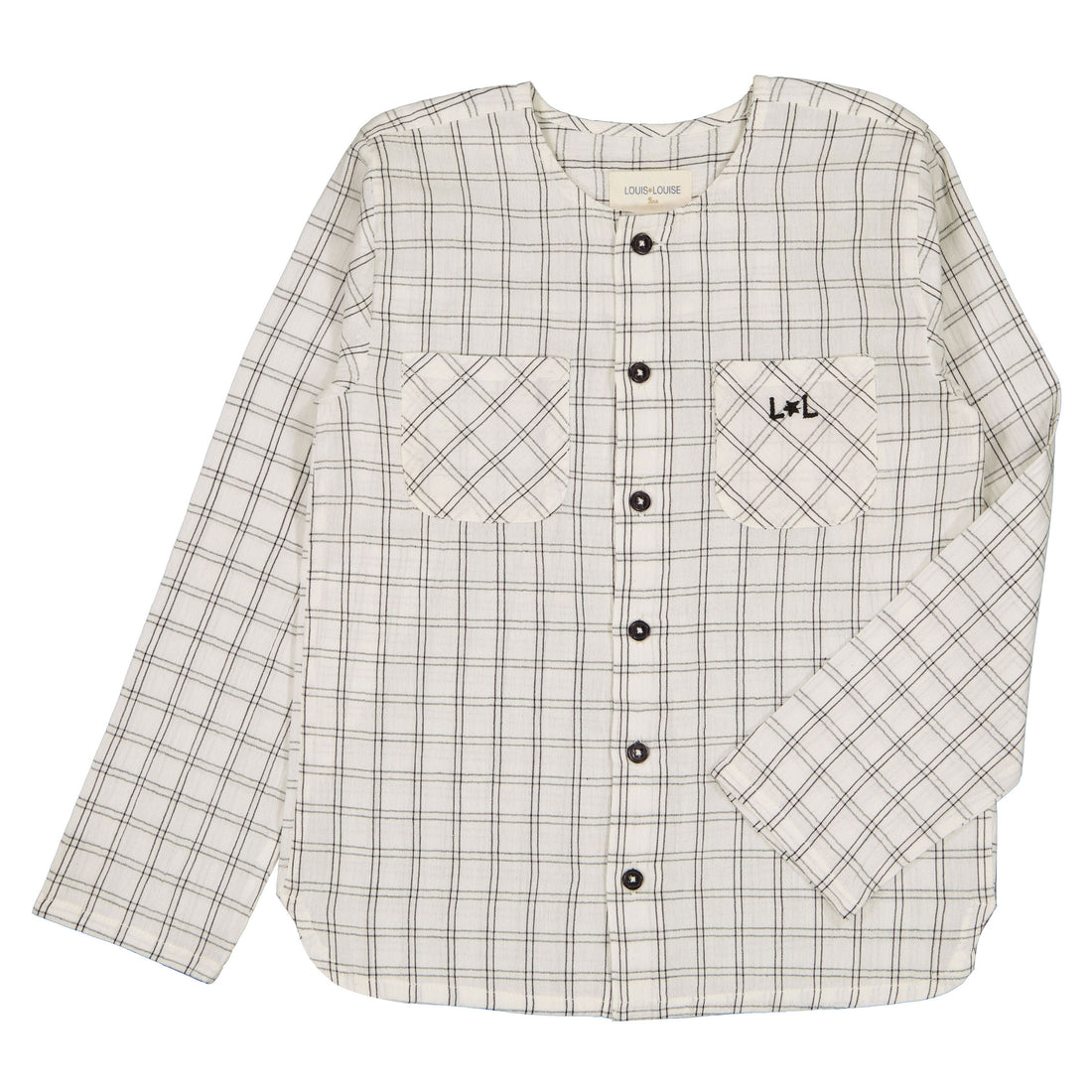 Louis Louise White/Black Check Baptiste Shirt