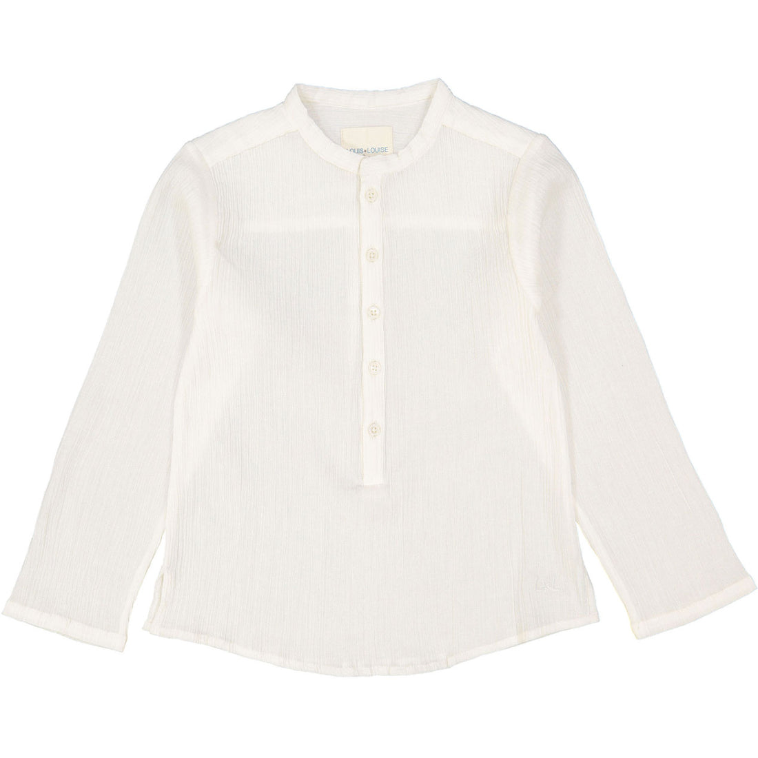 Louis Louise Cream Crepe Grand Pere Tunic