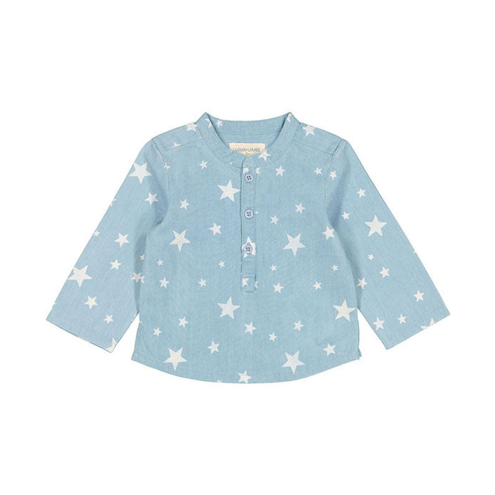 Louis Louise Light Chambray Stars Baby Grand Pere Tunic