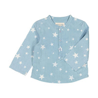 Louis Louise Light Chambray Stars Baby Grand Pere Tunic