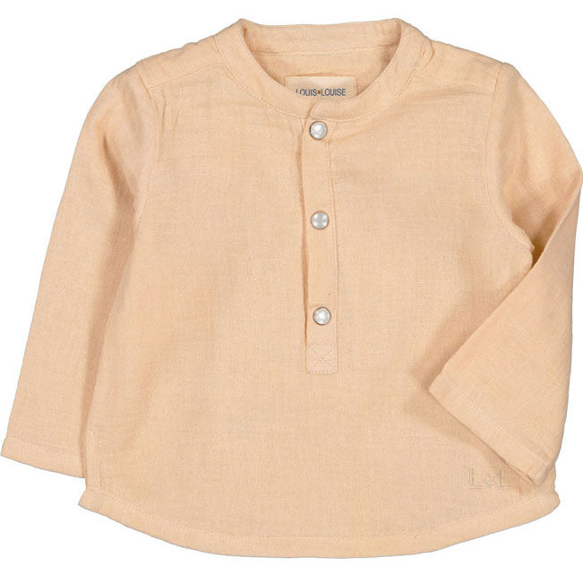 Louis Louise Champagne Organic Cotton Grand-Pere Baby Shirt