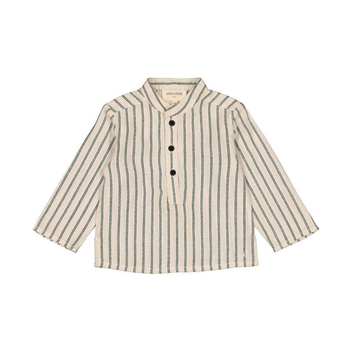 Louis Louise Black/White Stripes Baby Grand Pere Tunic