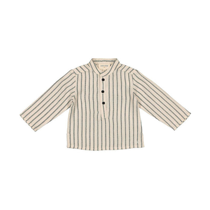 Louis Louise Black/White Stripes Baby Grand Pere Tunic