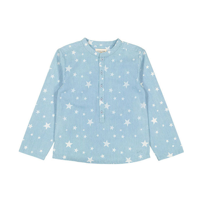 Louis Louise Light Chambray Stars Grand Pere Tunic