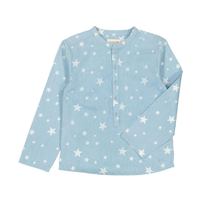 Louis Louise Light Chambray Stars Grand Pere Tunic