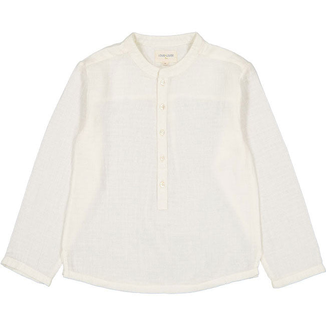 Louis Louise Cream Organic Cotton Grand-Pere Shirt