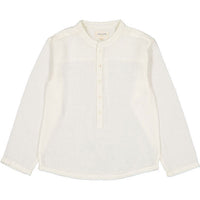 Louis Louise Cream Organic Cotton Grand-Pere Shirt