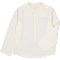 Louis Louise Cream Organic Cotton Grand-Pere Shirt