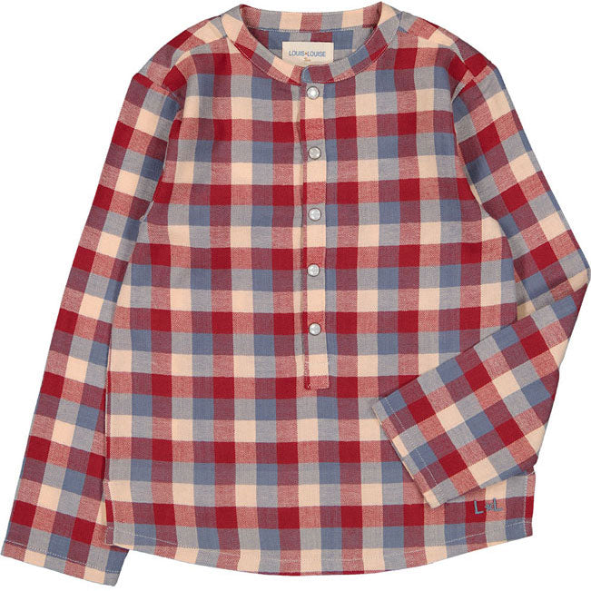 Louis Louise Plaid Twill Grand-Pere Shirt