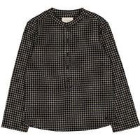 Louis Louise Black Check Twill Grand-Pere Shirt