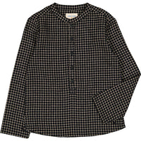 Louis Louise Black Check Twill Grand-Pere Shirt
