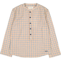 Louis Louise Cream Check Twill Grand-Pere Shirt