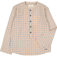 Louis Louise Cream Check Twill Grand-Pere Shirt
