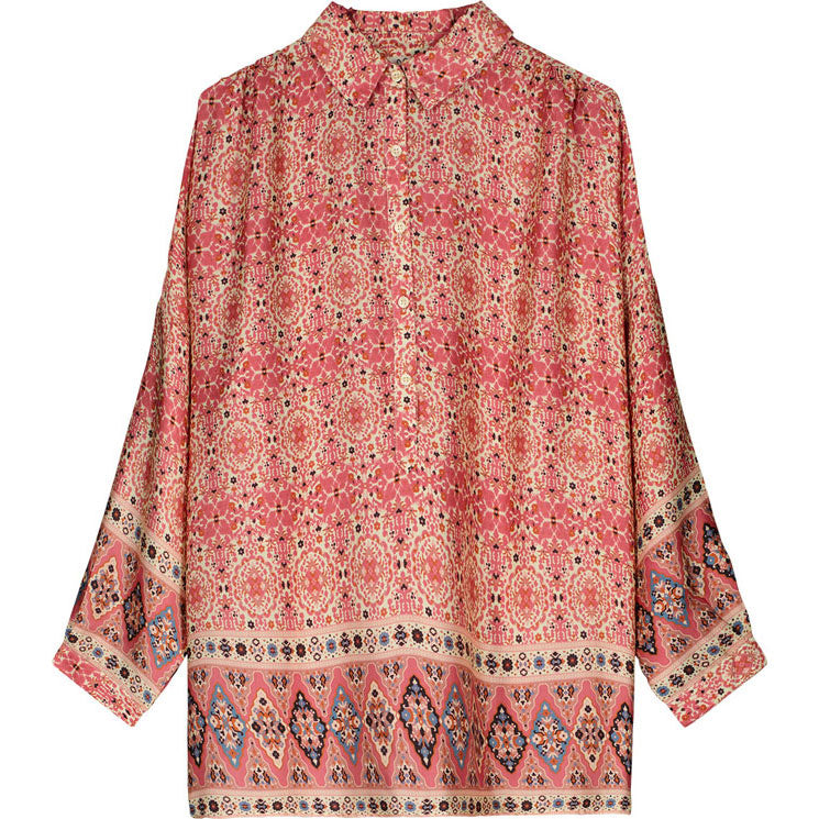 Louis Louise Brick Modal Vintage Cashmere Isia Womens Shirt
