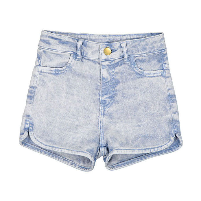 Louis Louise Blue Washed Denim Andrea Shorts